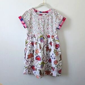 Tea Girl's Floral Dress Cotton sz 12